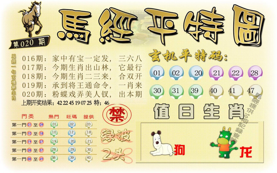 020期马经平特图[图]
