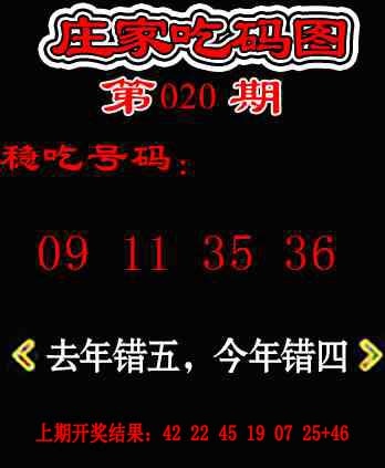 020期庄家吃码图[图]