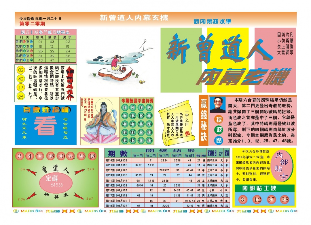 020期新曾道人内幕A[图]