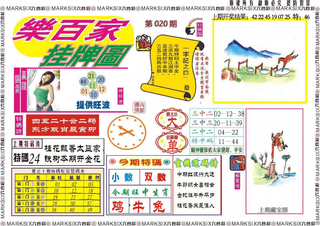 020期乐百家挂牌图[图]