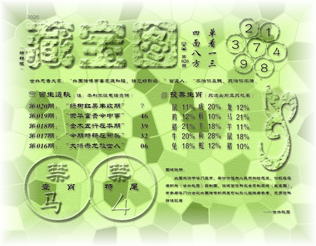 020期老《藏宝图》[图]