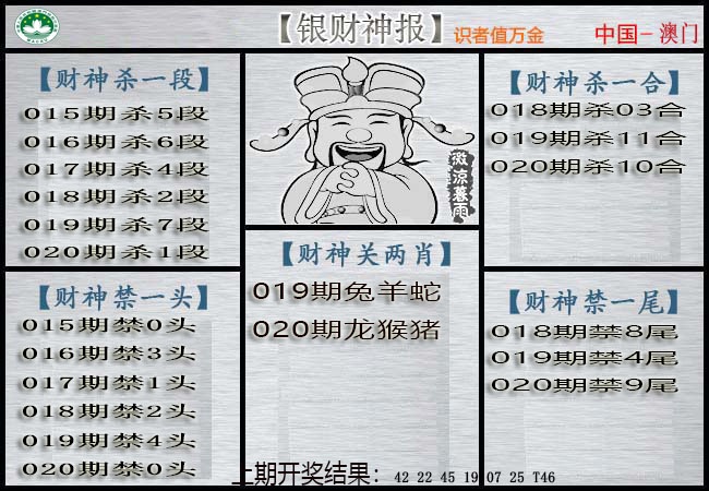 020期银财神[图]