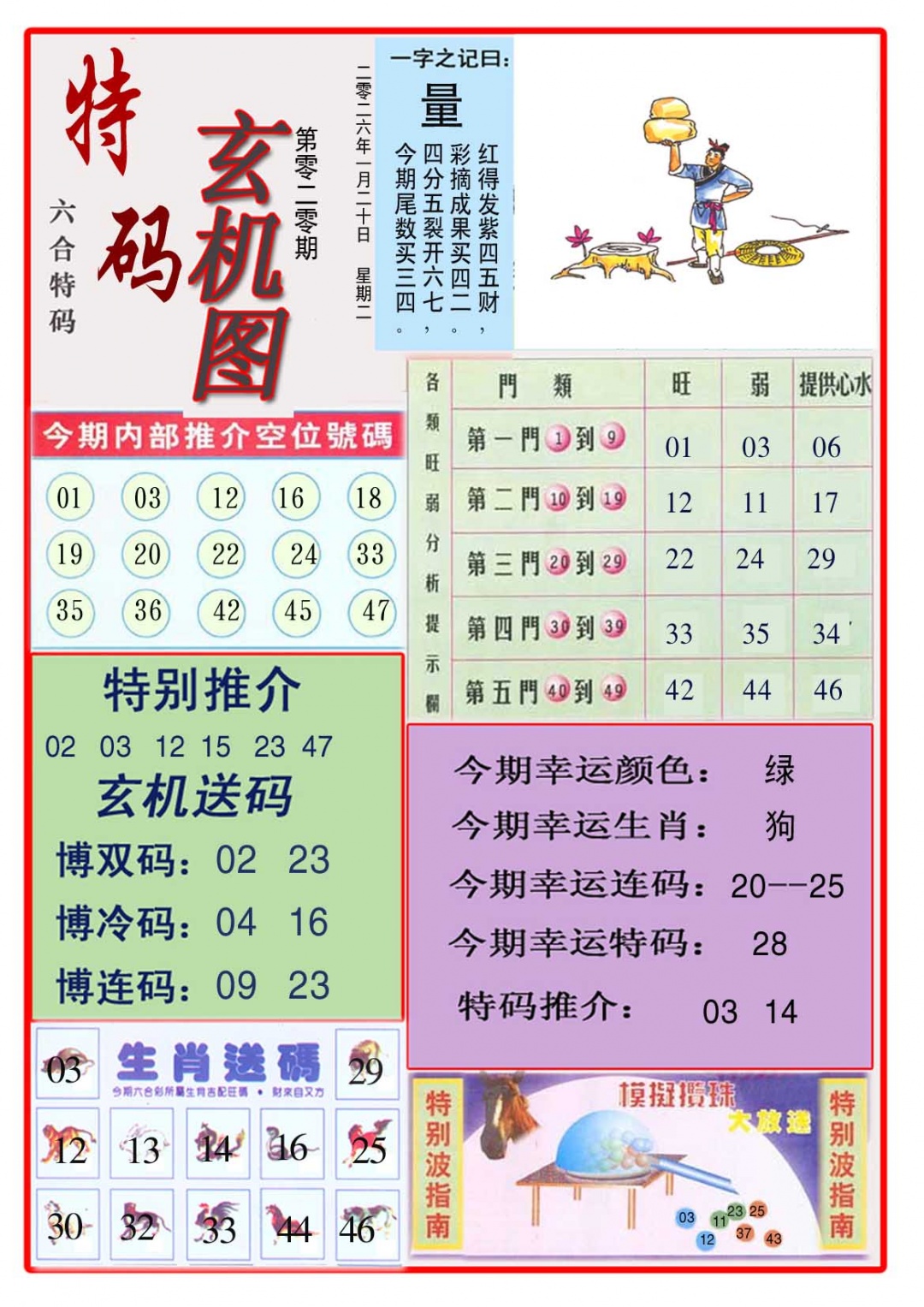 020期特码玄机图[图]
