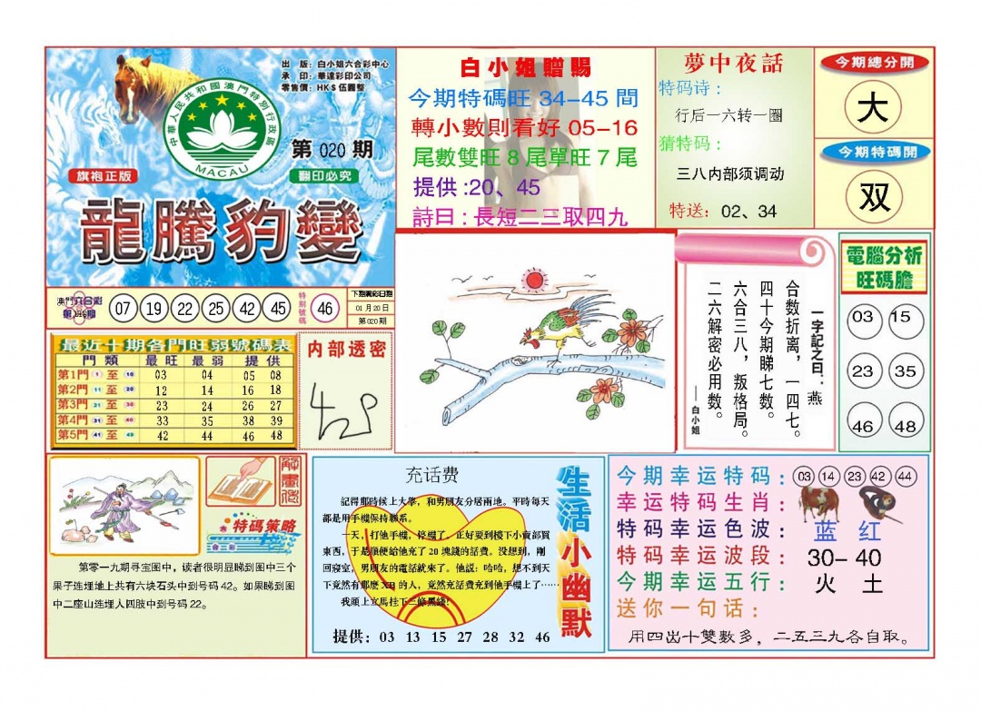 020期龙腾豹变[图]