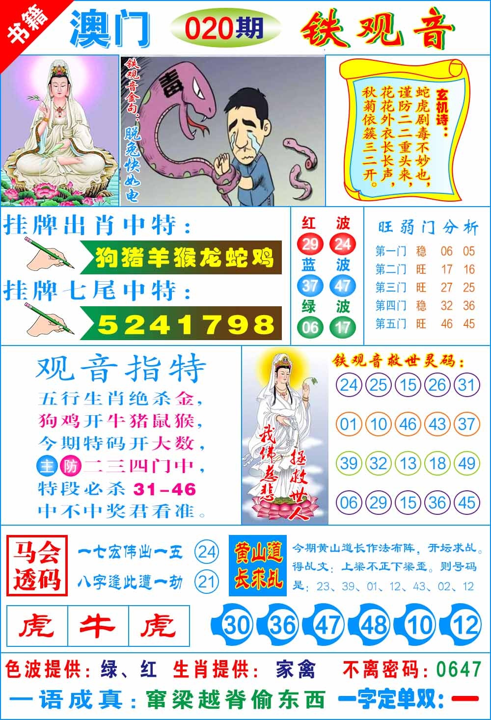 020期澳门铁观音[图]