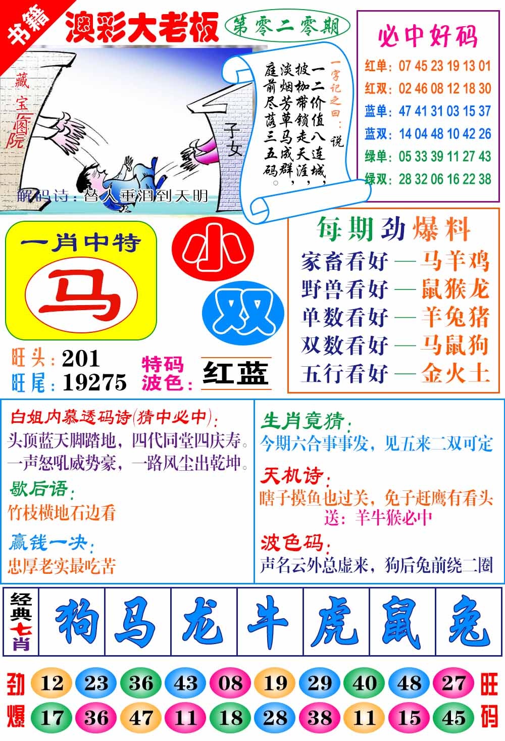 020期澳门大老板[图]