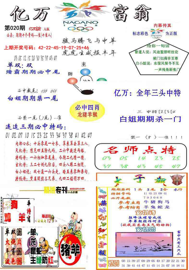 020期亿万富翁A[图]