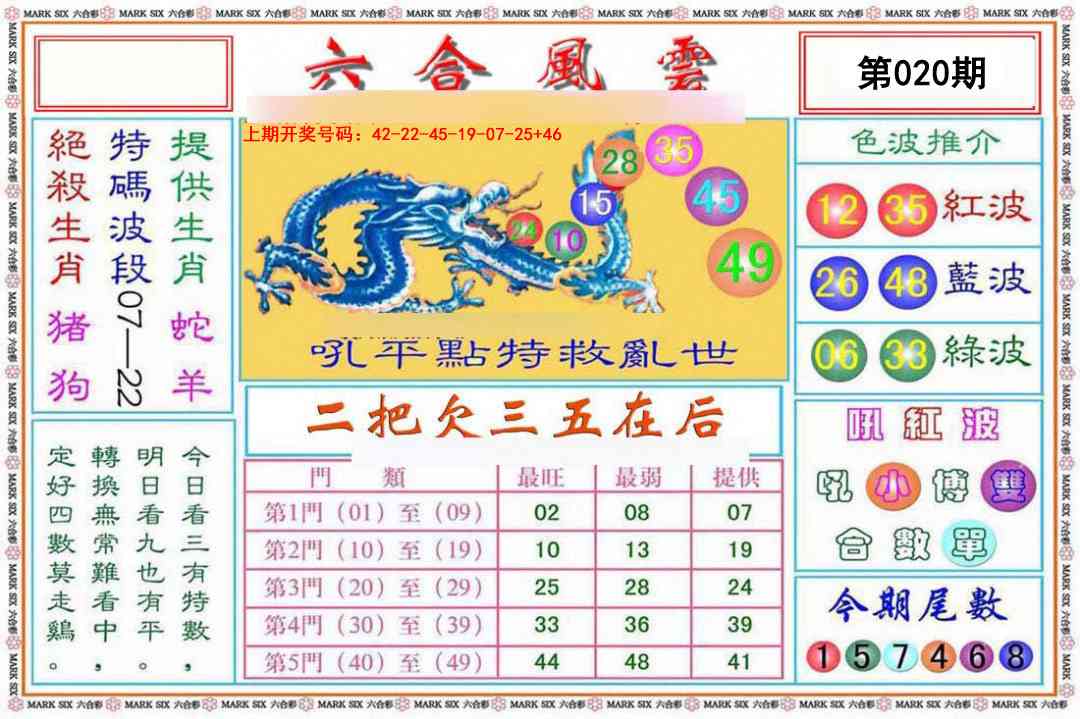 020期六合风云[图]