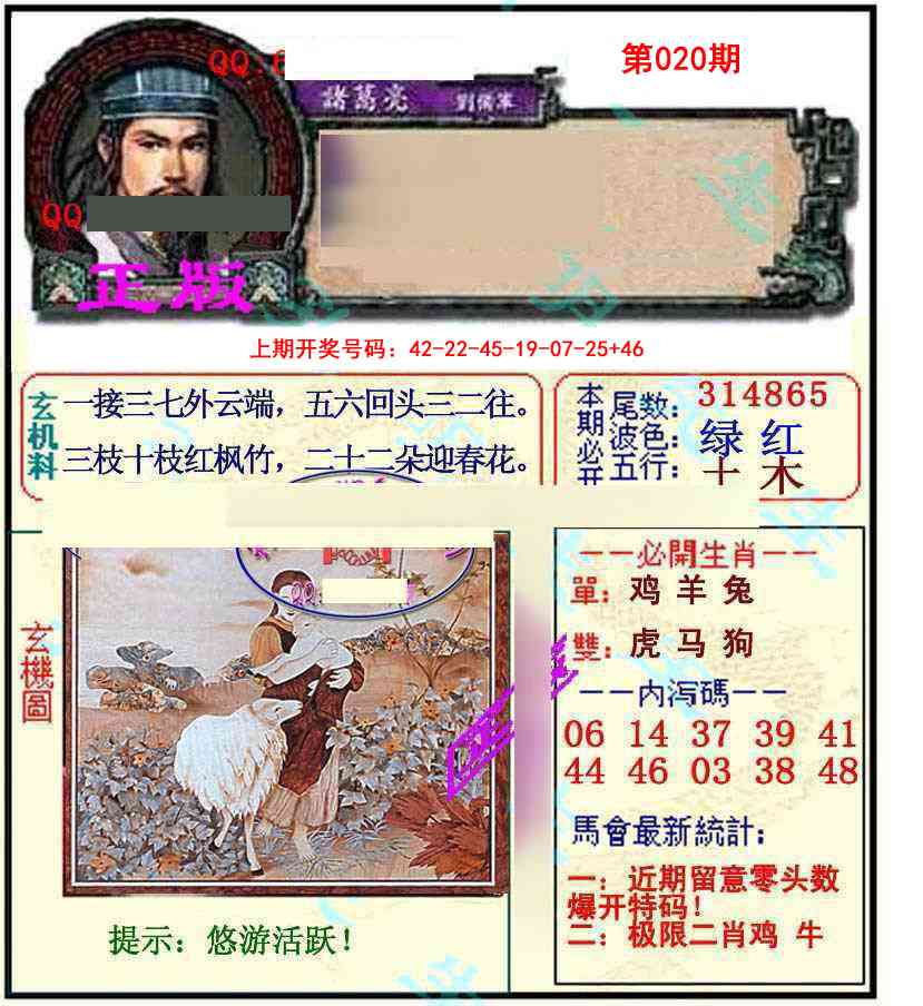020期正宗孔明[图]