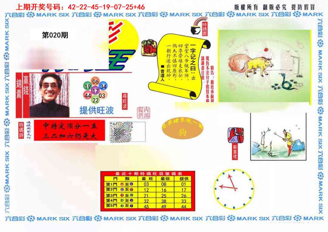 020期特码王(信封)[图]