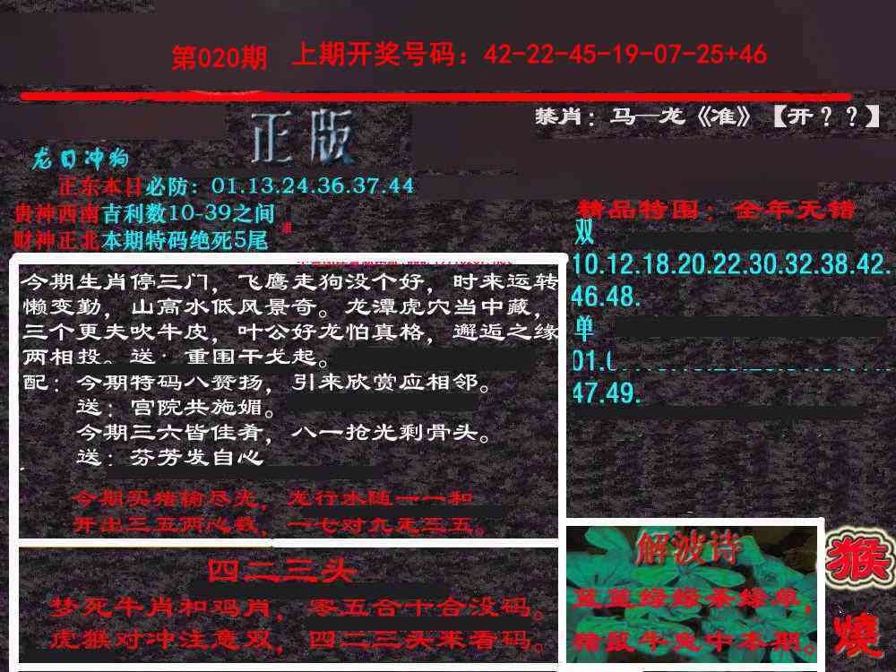 020期新港内幕[图]