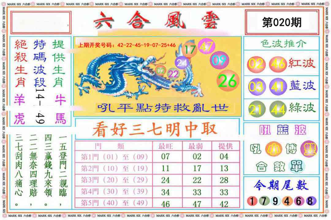 020期六合风云《另版》[图]