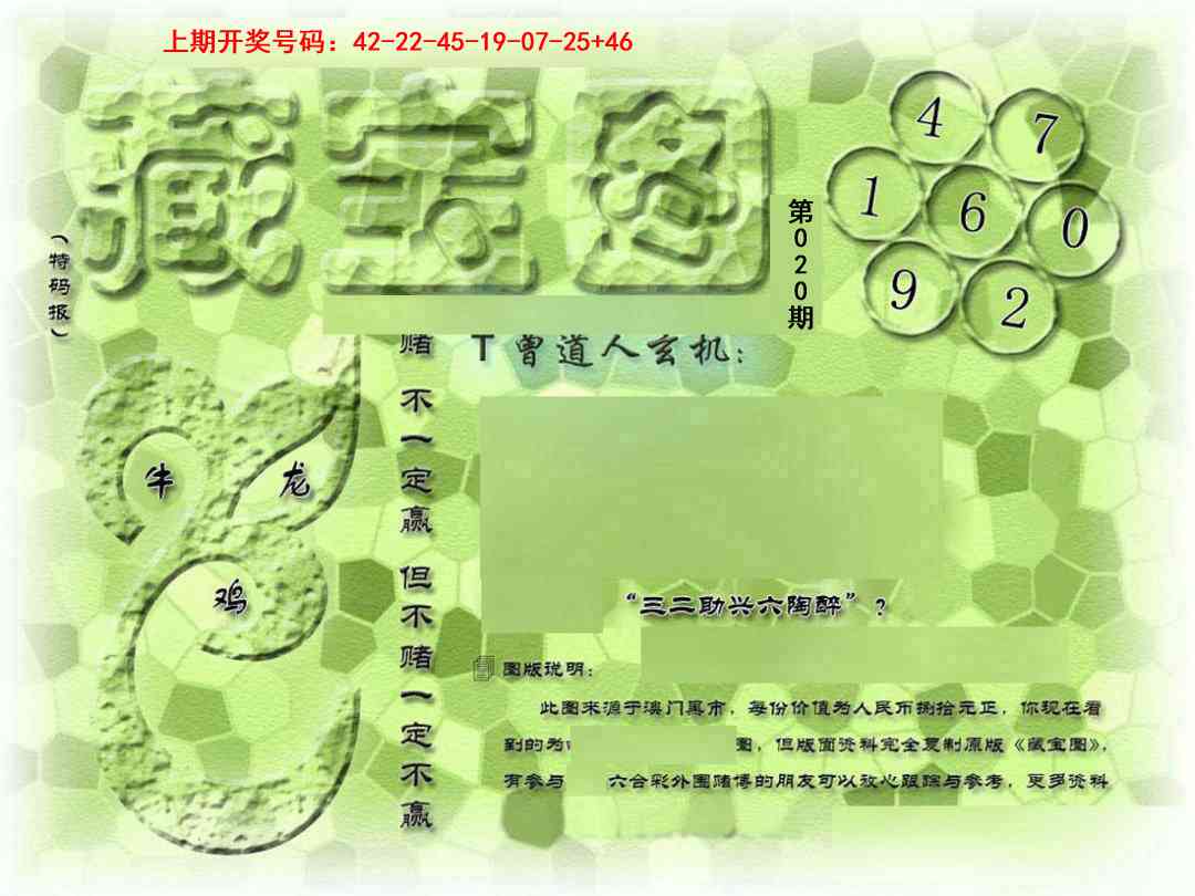 020期假新藏宝图[图]