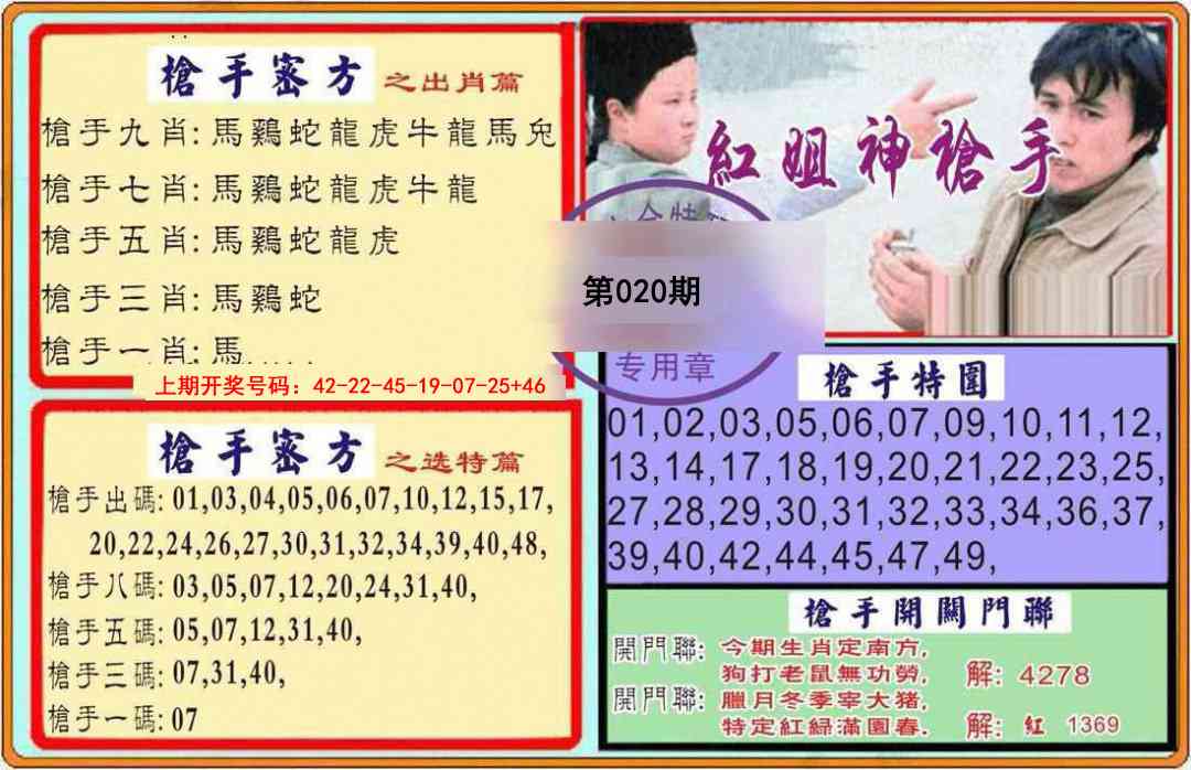 020期枪手[图]