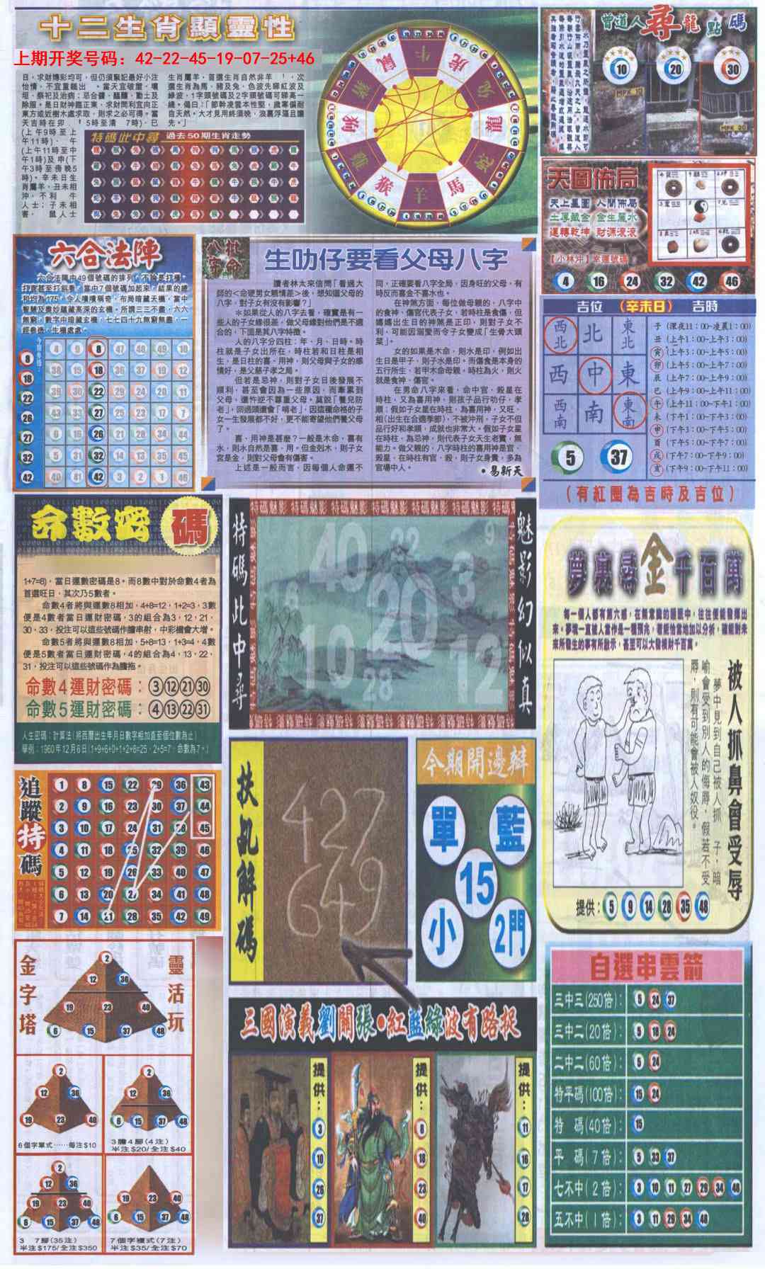 020期新报跑狗-2(背面)[图]