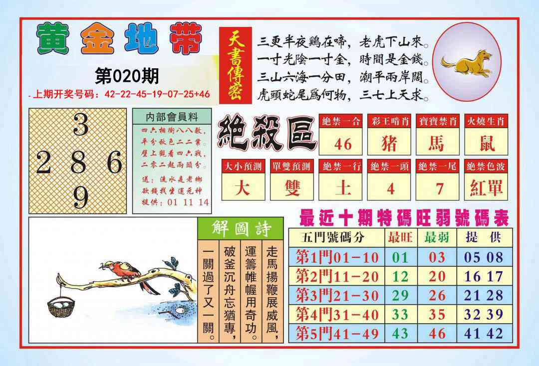 020期黄金地带[图]