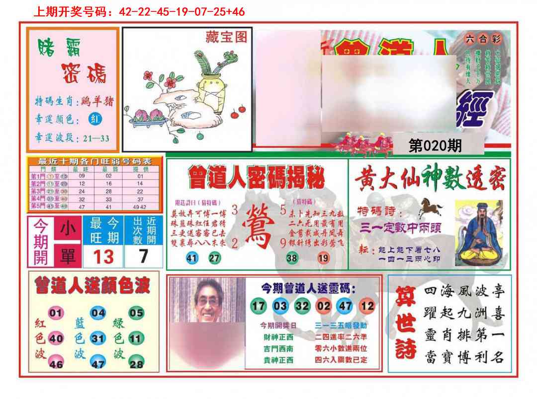 020期赢钱一经[图]