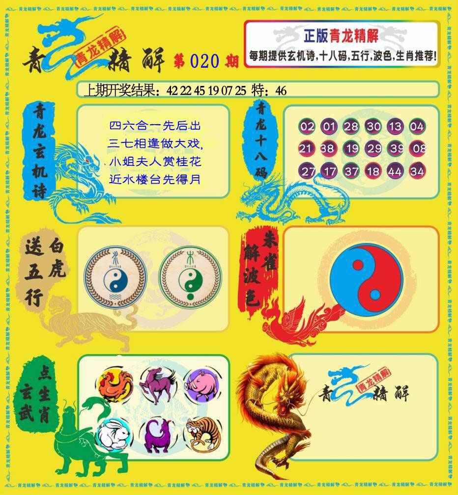 020期青龙精解[图]