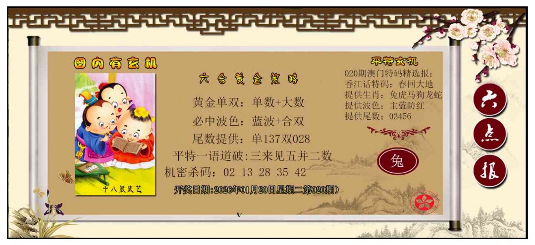 020期黄金策略[图]