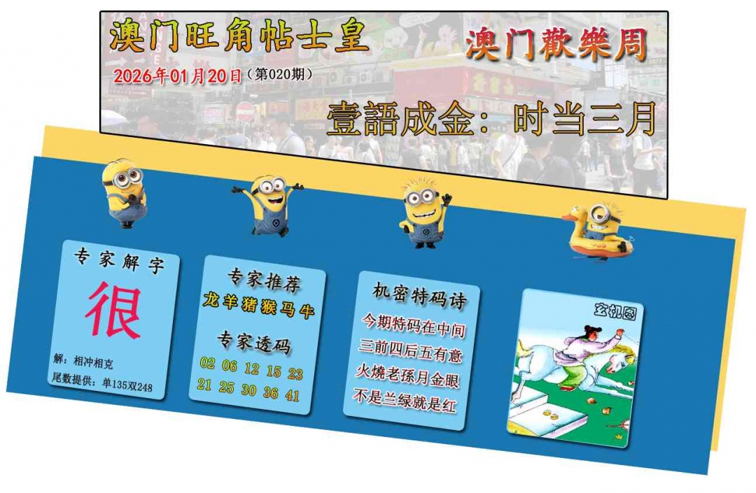 020期旺角贴士皇[图]