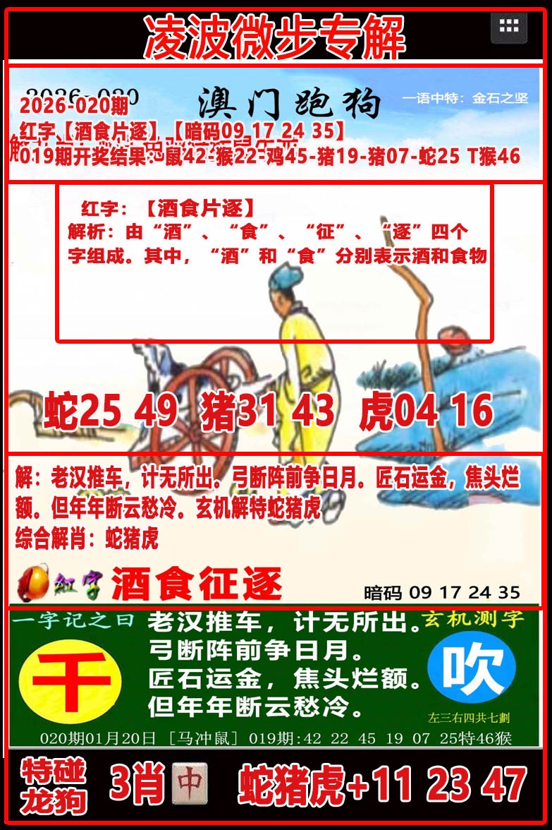 020期凌波微步[图]